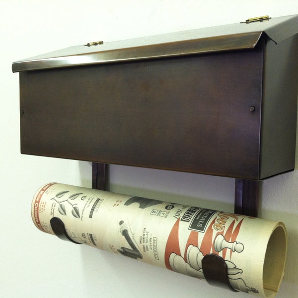 Wooden Wall Mount for Mailbox Etsy UK