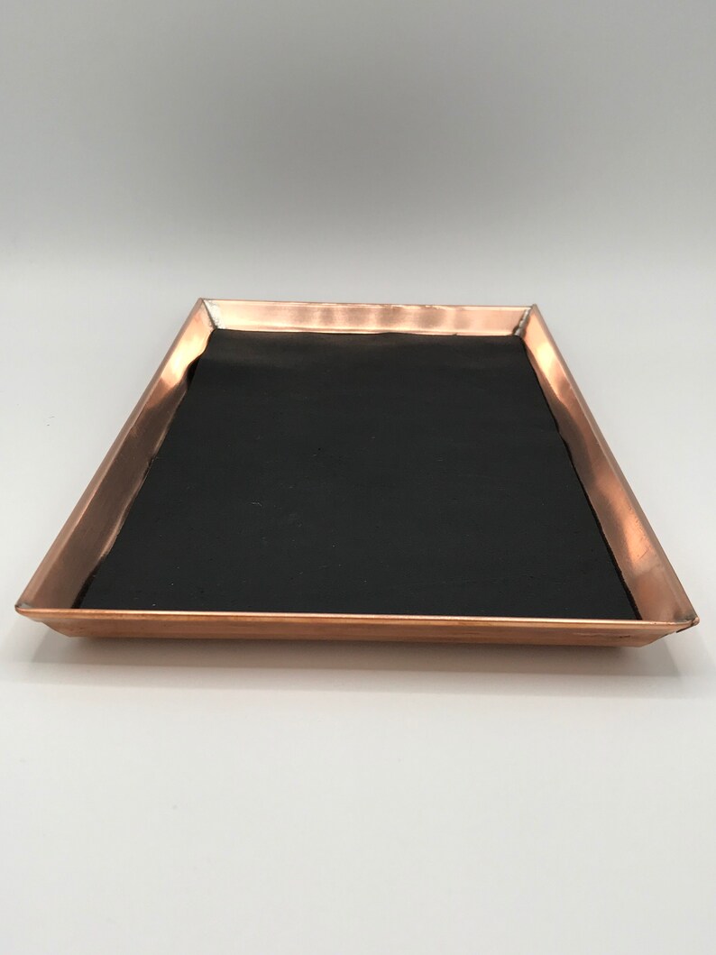 Rectangular Copper Tray Copper Home Decor Solid Copper Tray Etsy