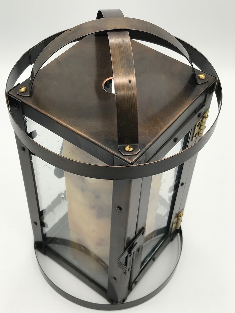 Modern Copper Candle Holder Copper Candle Lantern Copper Etsy