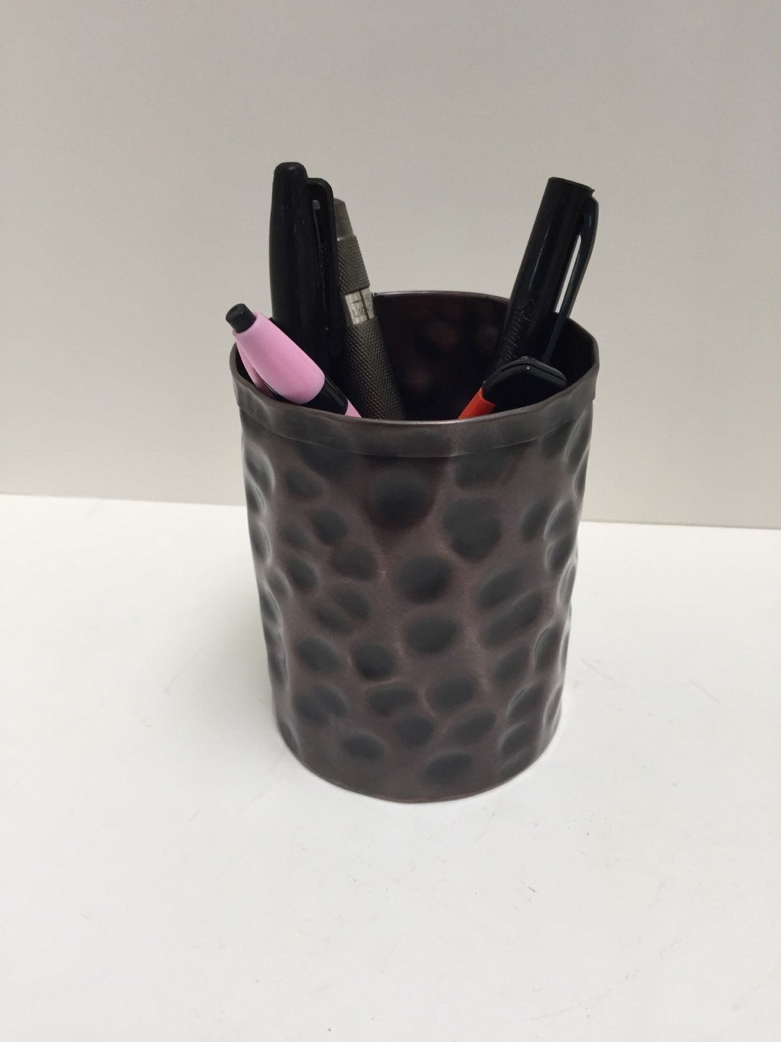 Pen Holder for Desk Office Desk Accessories Bronze Pencil Etsy