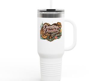 Dazzling Disaster art | Travel Mug