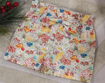 Gumnut Babies Shorts | Handmade Girls Christmas Outfit | Australian Bush Christmas |