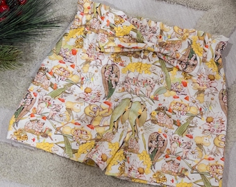 Gumnut Babies Shorts | Handmade Girls Christmas Outfit | Australian Bush Christmas |