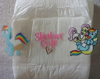 Fralda descartável ABDL para adultos