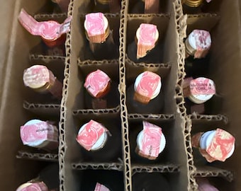 Vintage mini liquor bottles complete w tax stamps for prohibition