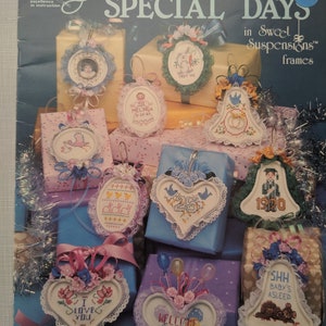 Counted cross stitch # pattern booklet &quot;Special Days&quot; patterns only