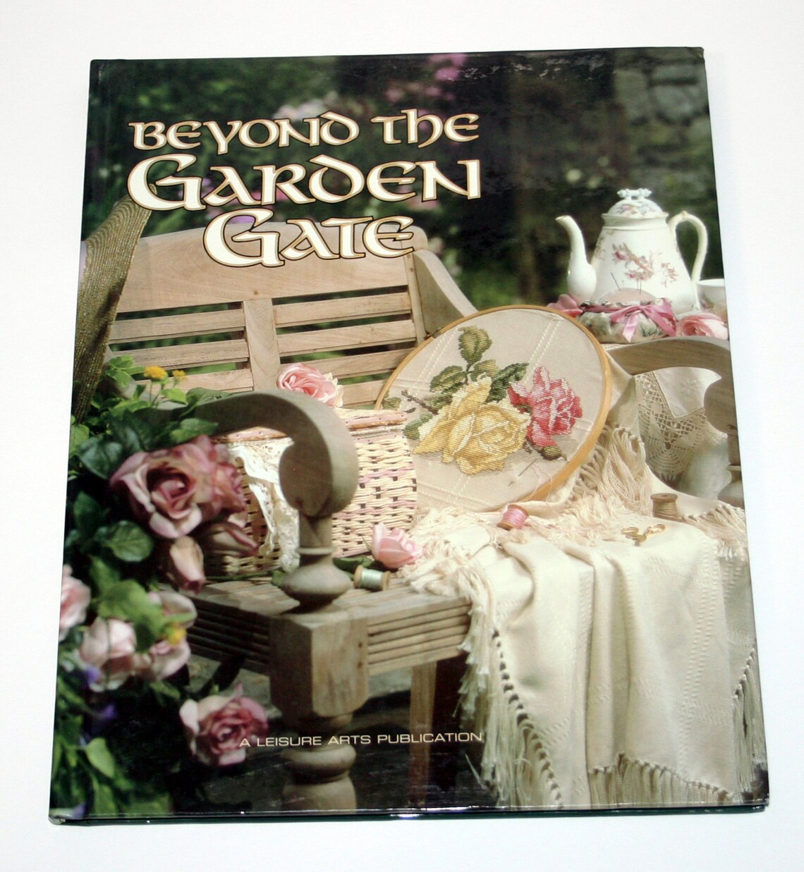 Beautiful cross stitch book Beyond The Garden Gate by Sunset Etsy