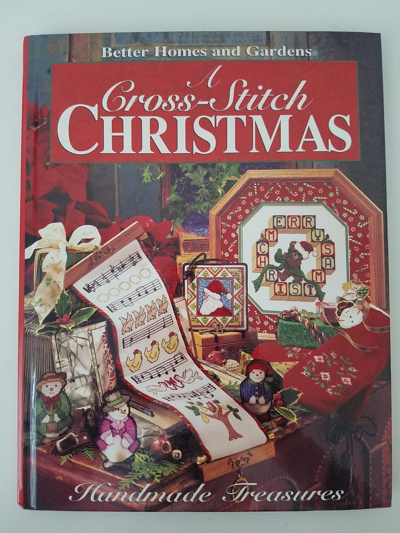 Counted Cross Stitch Patterns Hardcover Book Cross Stitch - Etsy