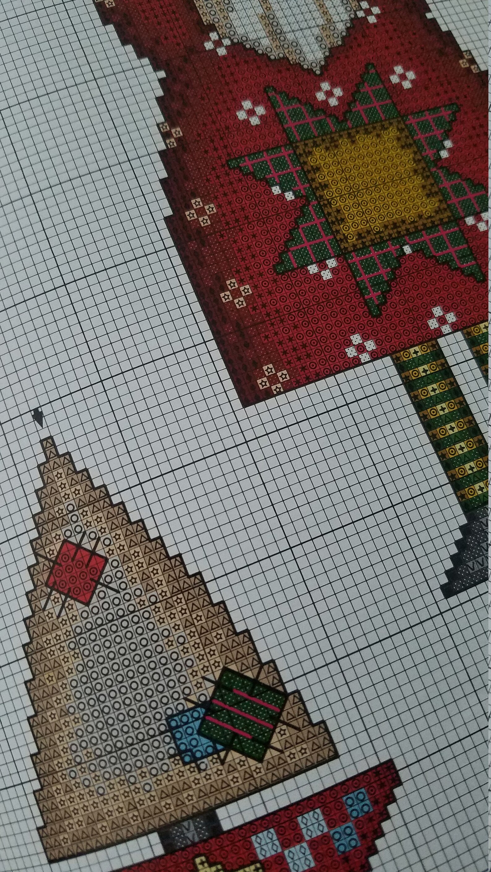 Counted Cross Stitch for Waste Canvas buttonedup for the Holidays Book