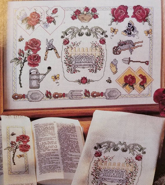 rose/'s garden cross stitch pattern