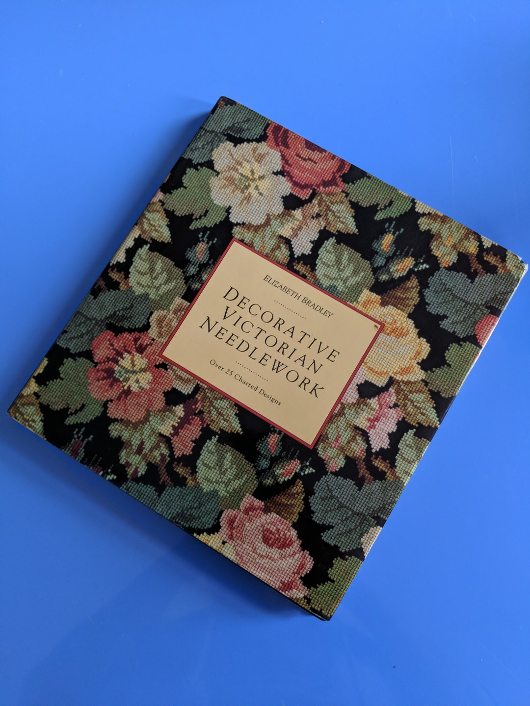 Hard Cover Needlepoint Book decorative Victorian Etsy