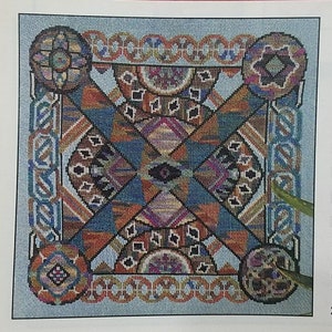 Counted cross stitch pattern &quot;Chodorian&quot; great for a pillow or wall hanging Two colors options