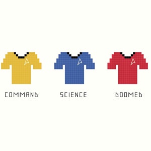 Cross Stitch Patterns Doomed Redshirts Expansion Pack image 2