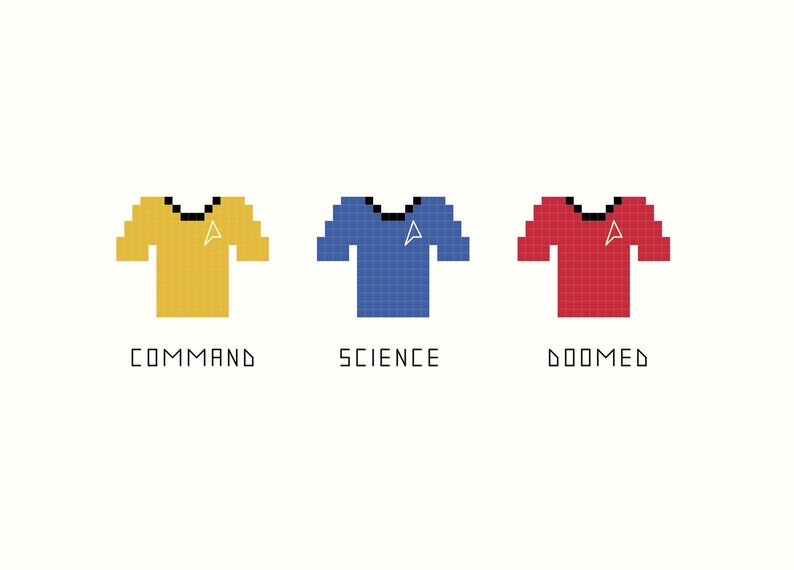 Cross Stitch Patterns Doomed Redshirts Expansion Pack image 2