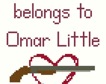 Cross Stitch Sampler 8 Pattern Set Little Omar Cross 