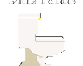 Cross Stitch Pattern -- Whiz Palace 5x7 and mini