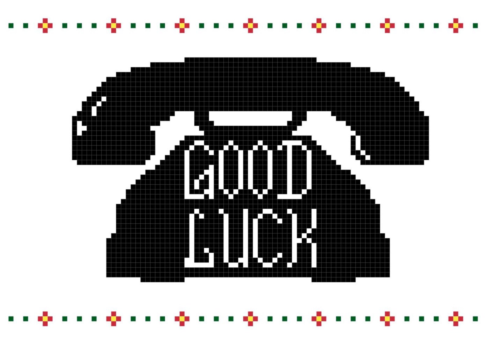 Cross Stitch Pattern Phone Call Sampler Meme Etsy