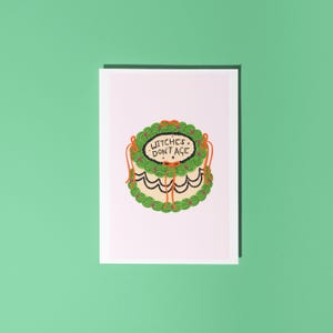 Carte Witches Don't Age // Carte d'anniversaire coquine, carte d'anniversaire drôle, carte d'anniversaire pour soeur, carte pour petite amie, carte de voeux effrayante
