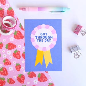 Positive Postcard, Motivational postcard, Pick me up gift, Mental health postcard, Small gifts for her, Cute wall decor | A6 Mini Print