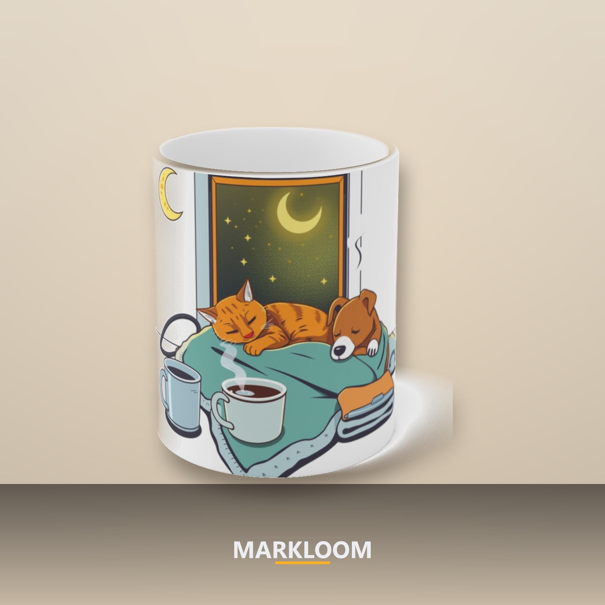 Overnight Vet Tech Mug, Night Shift Animal Caregiver Gift