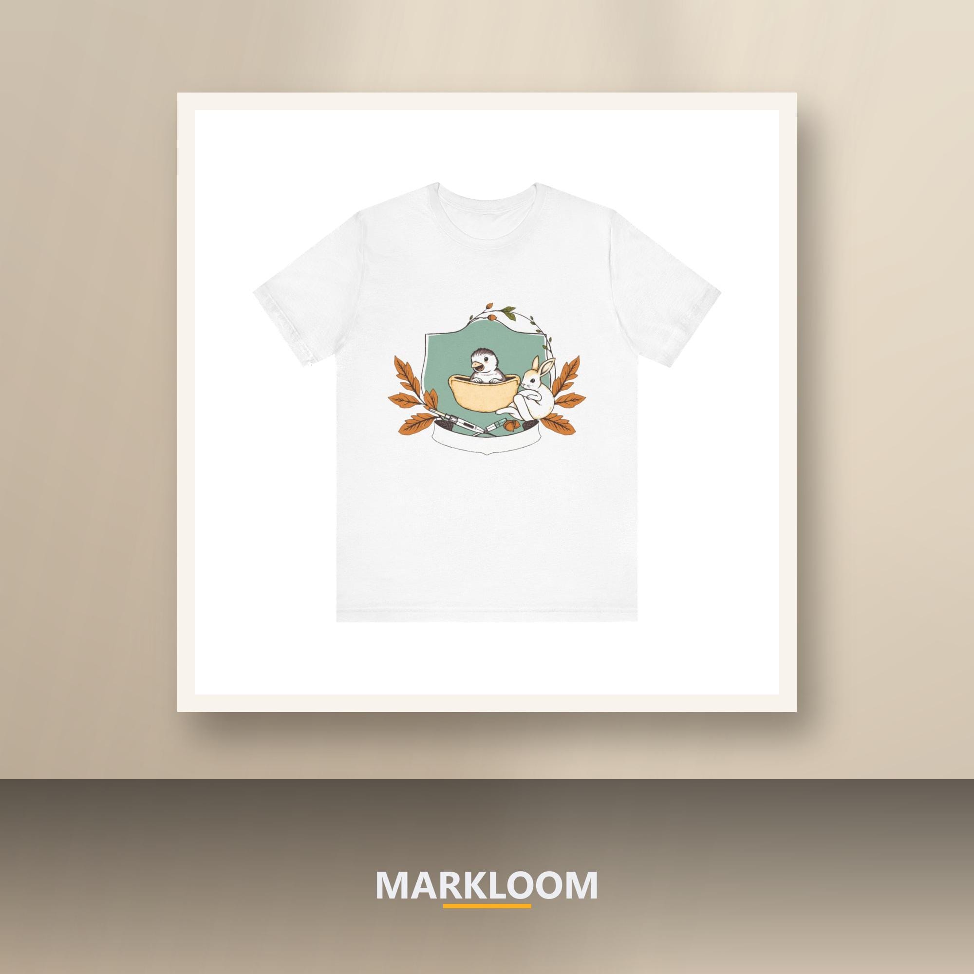 Baby Bird Season - Wildlife Rehabilitator Illustrated Crest Tee, Orphaned Songbird, Opossum and Cottontail Rescue Emblem Shirt, Wildlife R