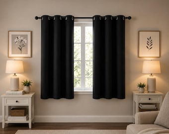 Blackout Thermal Drapes, Noise Reducing Window Panels, Room Darkening Grommet Top