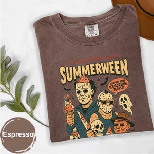 I Freaking Love Summerween Shirt, Comfort Colors Summer Halloween Tee, Funny Ice Cream Monster Shirt, Spooky Summer Gift Bild 9