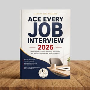 Intervjuguide i PDF-format, utskrivbar intervjuförberedelse, karriärplanerare, svar på intervjufrågor, CV-kit, digital nedladdning
