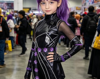 Girls Demon Hunters Rumi Golden Cosplay Set, Custom Kpop Stage Outfit for Show & Halloween