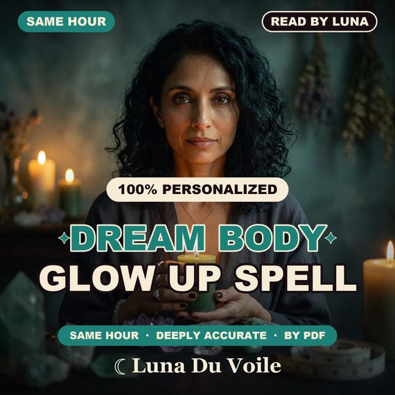 Dream Body Glow Up Spell | Personalized Confidence, Motivation (PDF)
