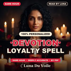 Loyalty and Devotion Spell | Same Day Casting, Make Them Faithful and Devoted, Stop Them Pulling Away, Love Ritual