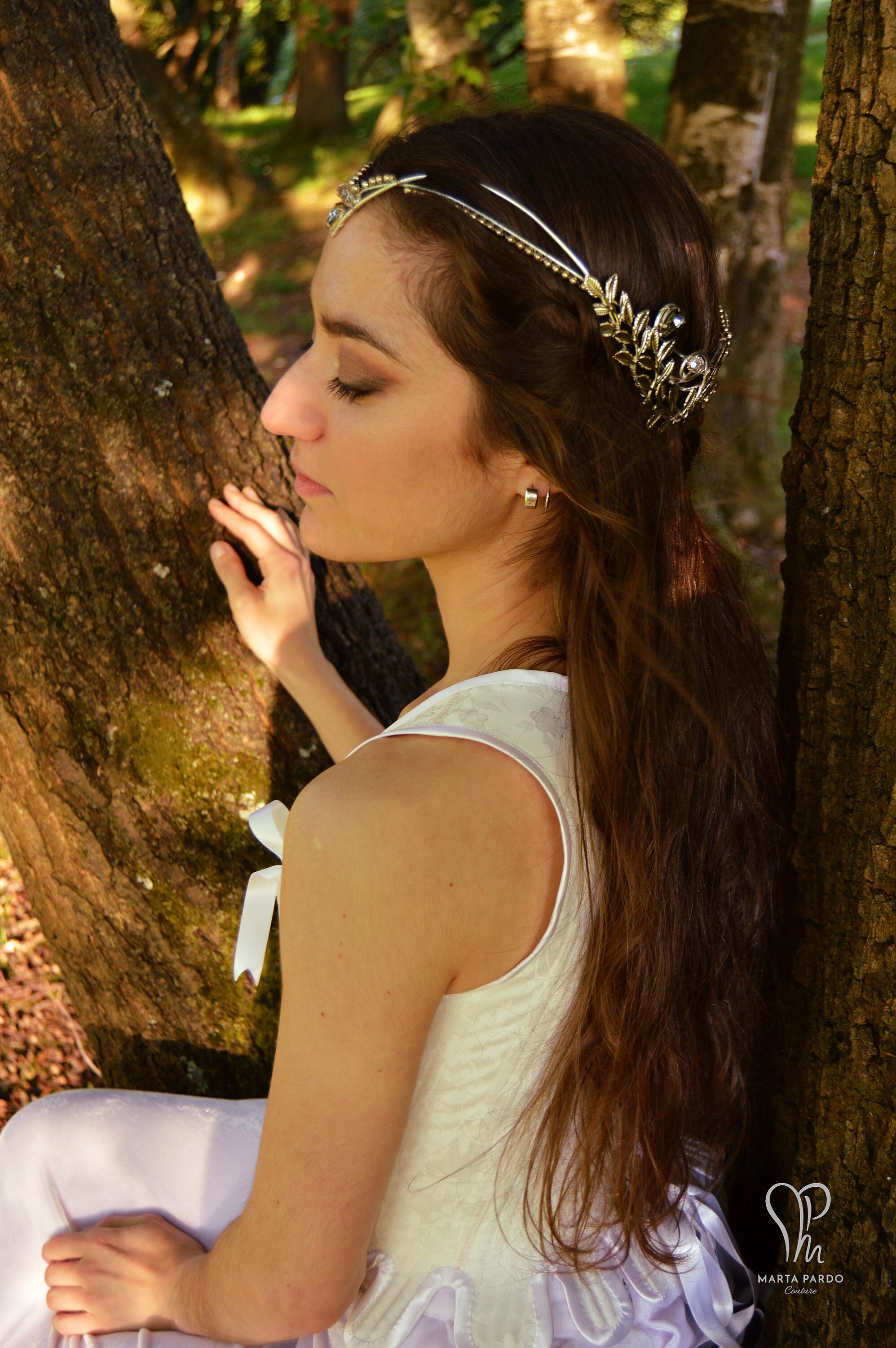Elven Circlet OLASSE Custom Size, Unisex - Silver Wire 