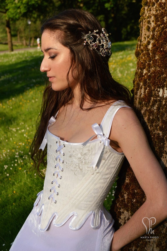 Corset Stays CAROLINE Customizable White 18th Century Bodice, Adjustable  Medieval Fantasy Bride, Renaissance, Cottage Core Short Stays -  Canada