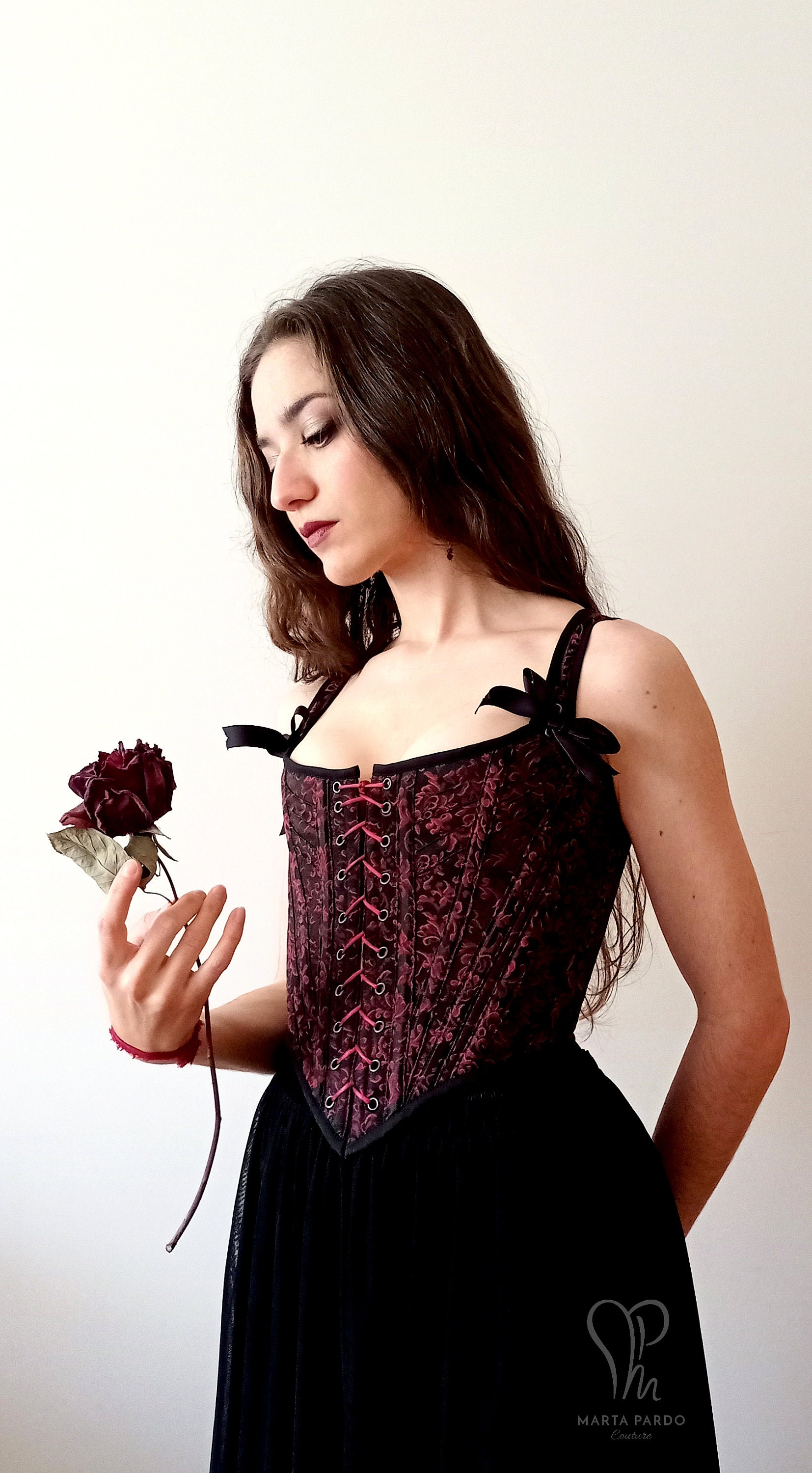 Corset stays ELOISE customizable crop corset | Etsy