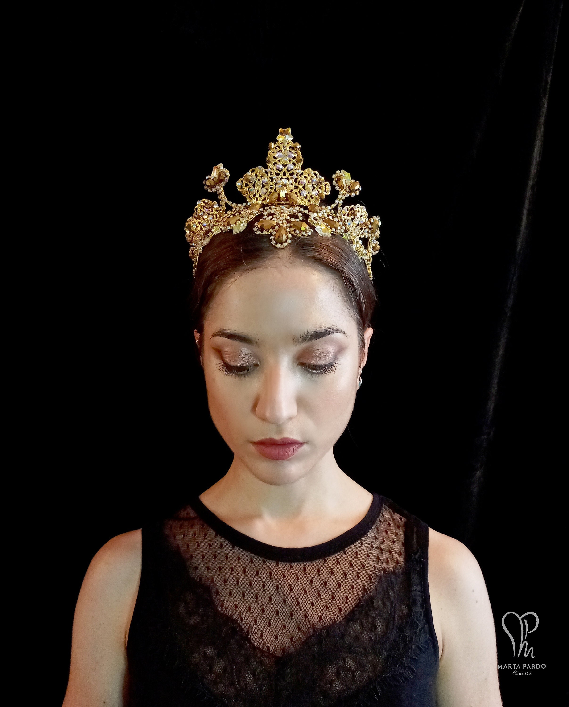 ‥+*＊‥ バレエ・ ティアラ ゴールド‥*＊+‥ バレエティアラ☆ゴールド - SASHA-TIARA'S GALLERY | minne