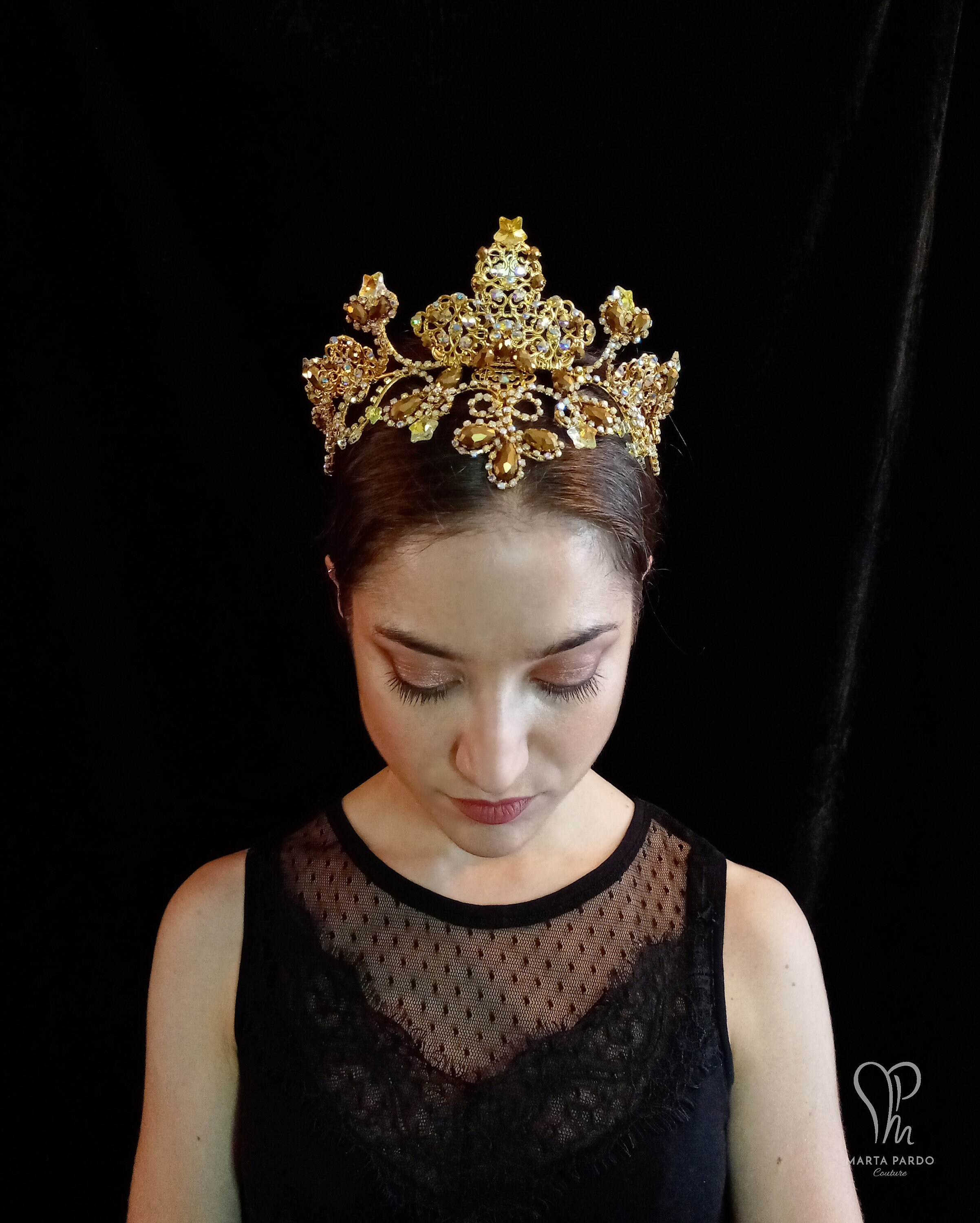【専用ページ】バレエ ティアラ ゴールド SM バレエティアラ☆ゴールド - SASHA-TIARA'S GALLERY | minne