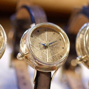 MADE TO ORDER Handmade Ladies Watch -antiquated watch, handcrafted watch, leather straps, women’s watch, customizable watch, rustic watch