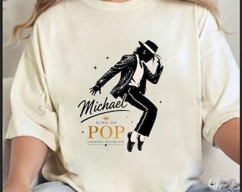 Michael Jackson King of Pop PNG Silhouette (Digital Download)