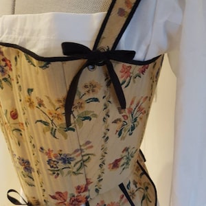 18th Century style stays corset costume
