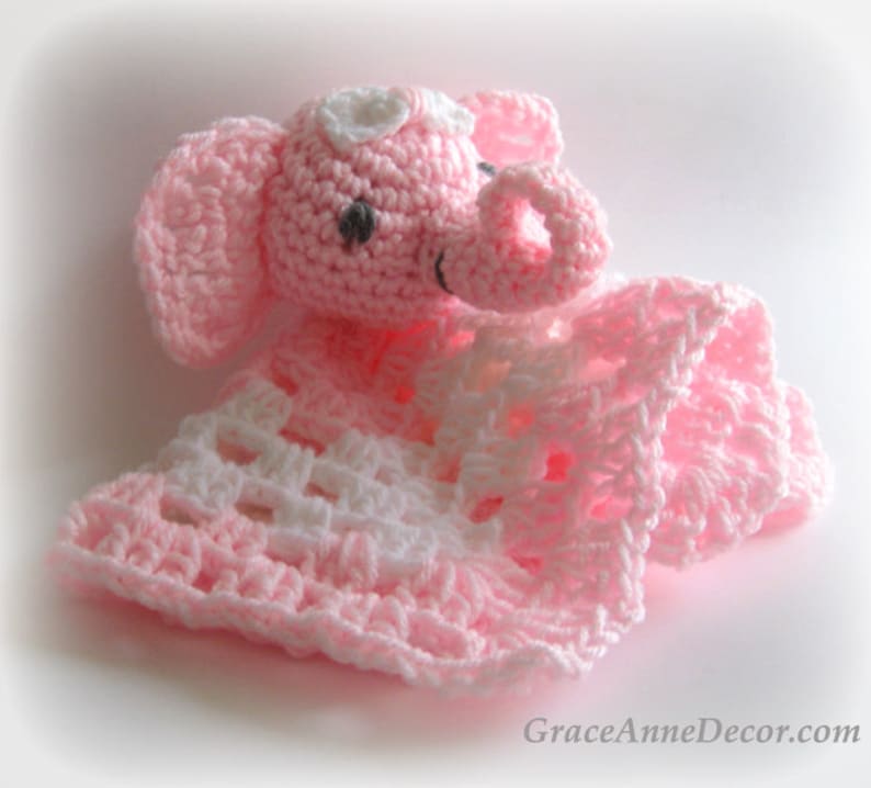 Crochet Pattern Baby Blanket Snuggle Amigurumi Security Lovey Etsy