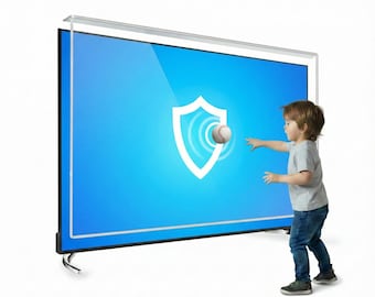TV Screen Protector — Handcrafted Anti-Scratch Shield for 55" & 65" TVs, Made to Order, Fits Samsung, LG, Sony, TCL