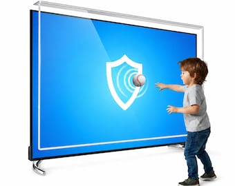 Protector de pantalla acrílico para televisores de 32, 55 y 65 pulgadas.