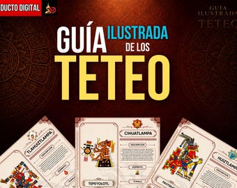 Guide illustré du Teteo | 20 fiches d'information éducatives téléchargeables sur la cosmovision mexica