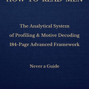 How To Read Men, Dating Red Flags System for Women, Understand Men, Male Psychology, PDF + MP3