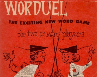 Wordduel - vintage word game / activity book