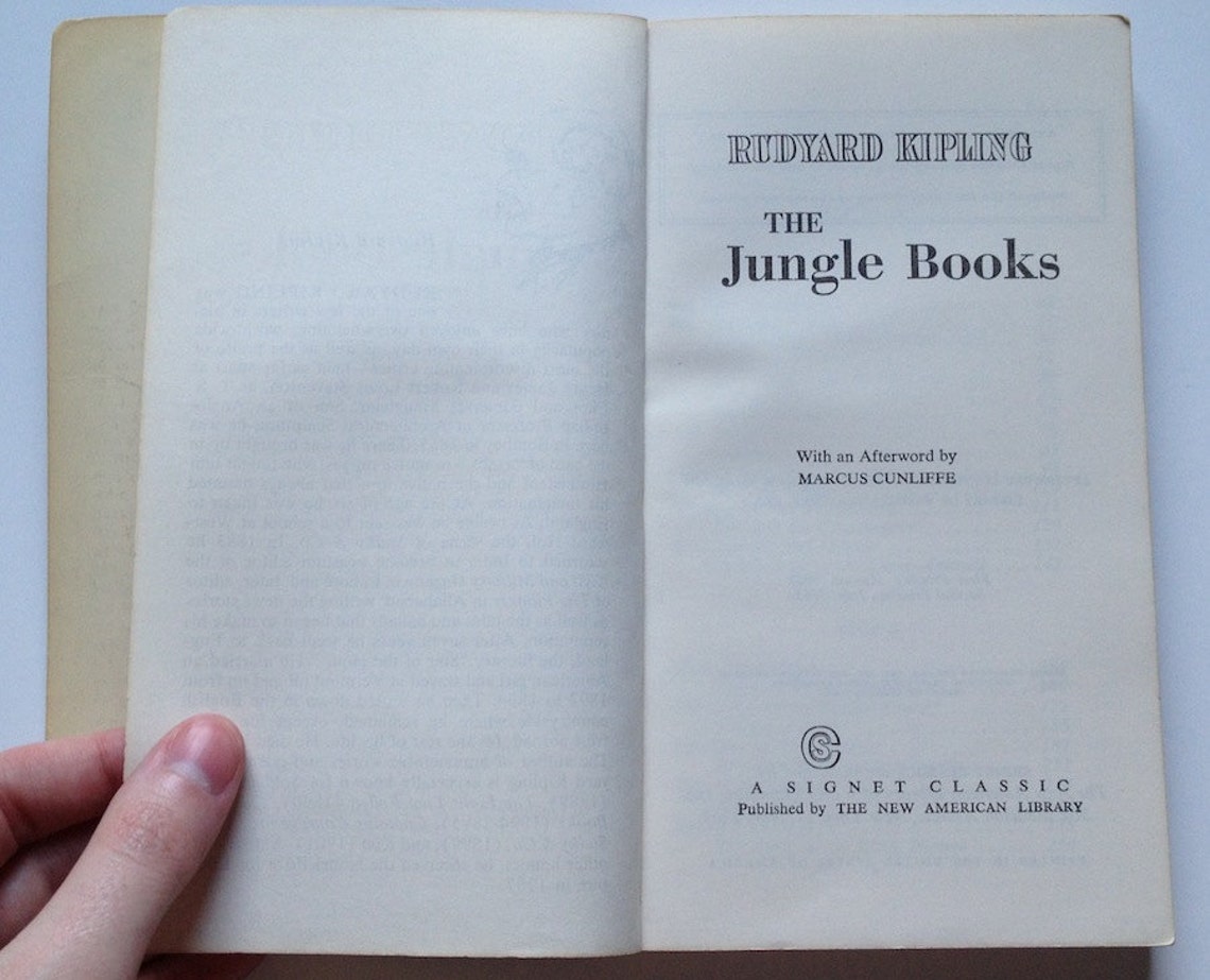 The Jungle Books by Rudyard Kipling - Etsy