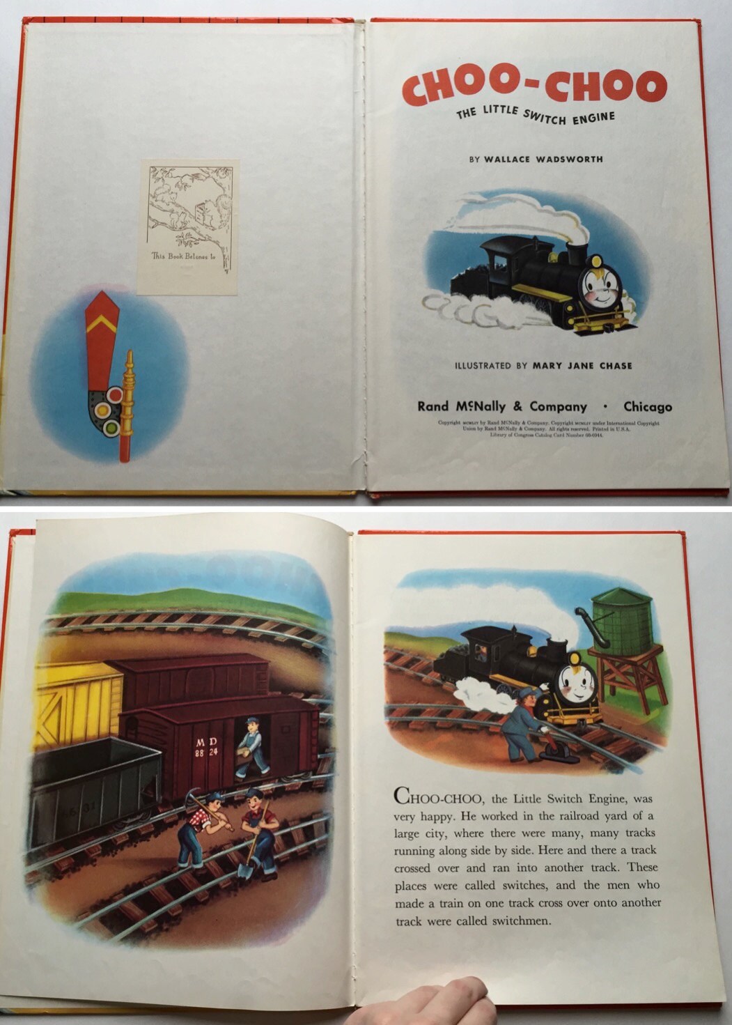 Choo Choo the Little Switch Engine * Tip Top Elf Book by Wallace