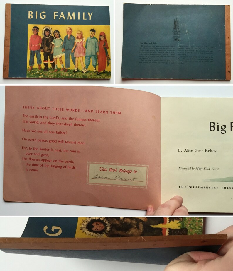 Big Family by Alice Geer Kelsey, illustrated by Mary Field Terrel 画像 2