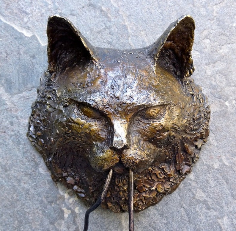 Original Bronze Cat & Mouse Door Knocker Etsy