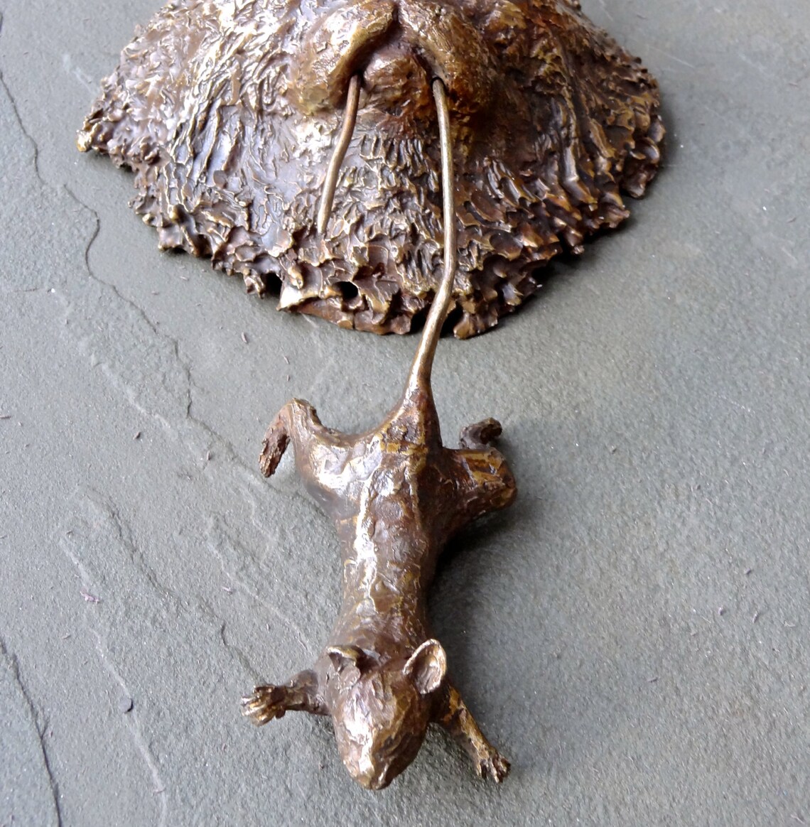 Bronze Cat & Mouse Door Knocker Etsy